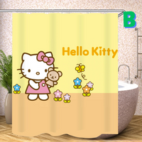 Thumbnail for Yellow Hello Kitty Shower Curtain WITH TEDDY BEAR
