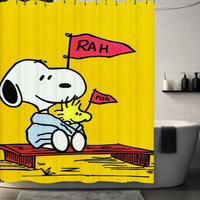 Thumbnail for Yellow Snoopy Shower Curtain