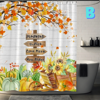 Thumbnail for Yellow Farmhouse Shower Curtain