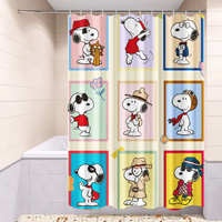 Thumbnail for snoopy puffer jacket shower curtain