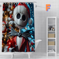 Thumbnail for the nightmare before christmas shower curtain with gift